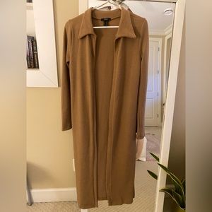 Collared Camel along Cardigan